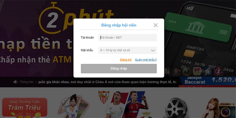 Hướng dẫn đăng nhập KUBET trên giao diện website